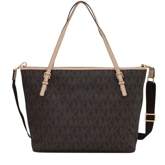 Michael Kors Jet Set Travel Tote with an optional crossbody/stroller - Picture 5 of 10